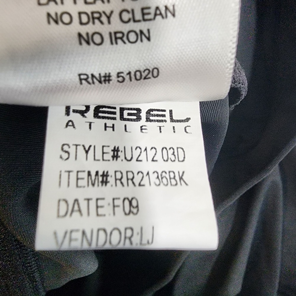 Rebel Athletic Black Pleated Cheer Skirt Adult XL U212 03D RR2136BK - Picture 6 of 9